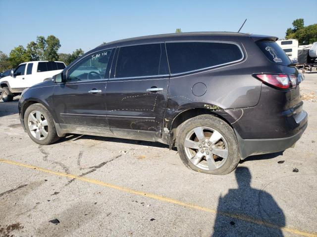 1GNKVJKD9FJ309881 - 2015 CHEVROLET TRAVERSE LTZ GRAY photo 2