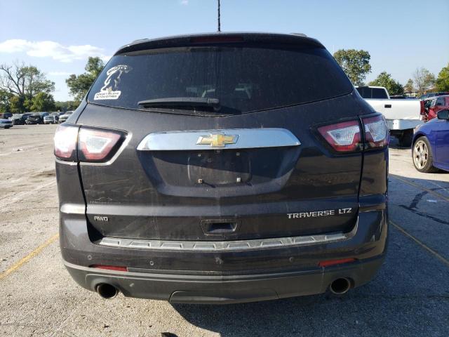 1GNKVJKD9FJ309881 - 2015 CHEVROLET TRAVERSE LTZ GRAY photo 6