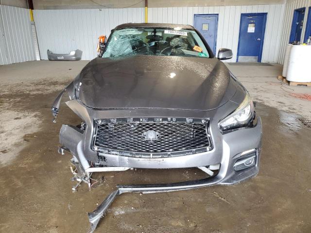 JN1BV7AP1EM691797 - 2014 INFINITI Q50 BASE GRAY photo 5