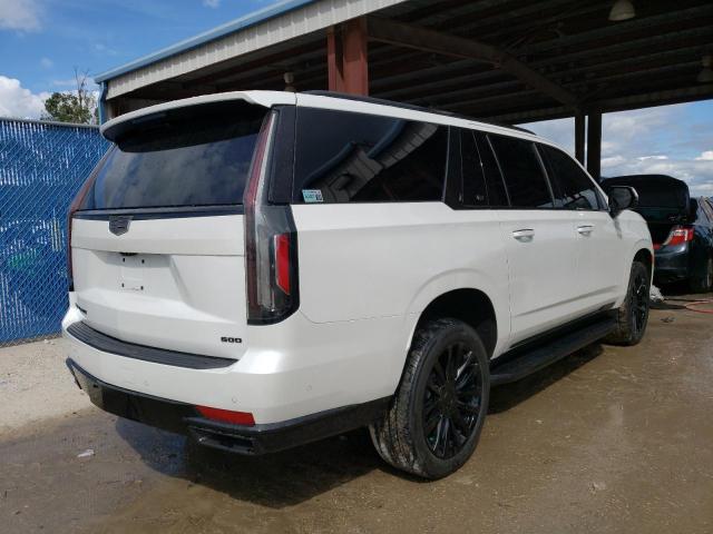 1GYS3KKL3NR142648 - 2022 CADILLAC ESCALADE ESV PREMIUM LUXURY WHITE photo 3