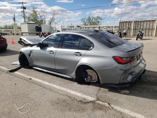 WBS33AY05RFS22907 - 2024 BMW M3 COMPETITION SILVER photo 2