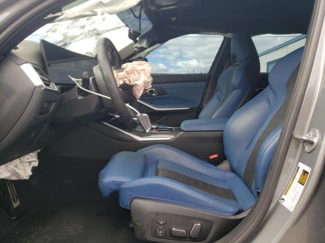 WBS33AY05RFS22907 - 2024 BMW M3 COMPETITION SILVER photo 7