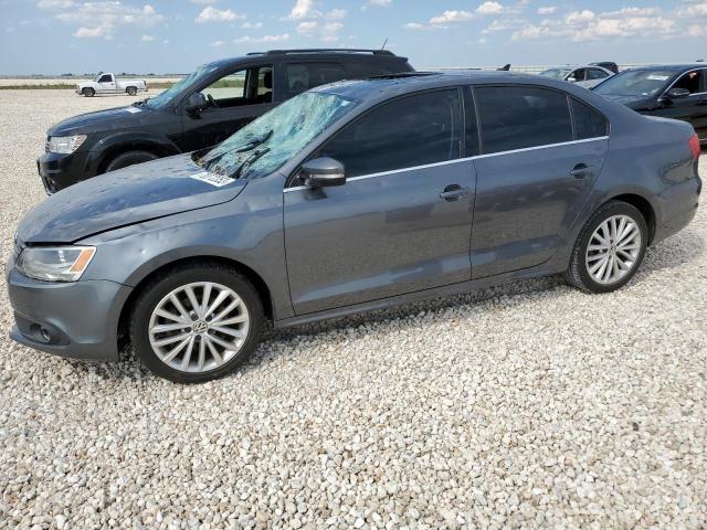 3VWLX7AJ7DM432982 - 2013 VOLKSWAGEN JETTA SEL GRAY photo 1