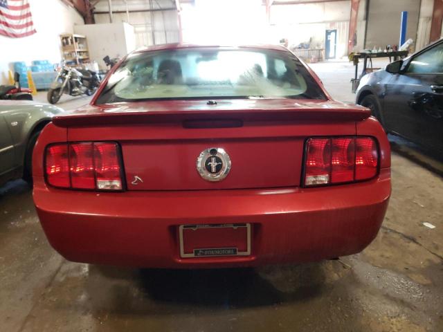 1ZVHT80N385132671 - 2008 FORD MUSTANG RED photo 6