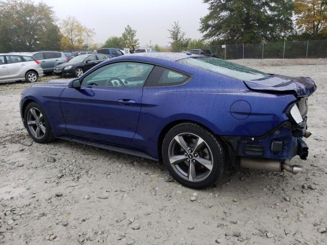 1FA6P8TH2F5332366 - 2015 FORD MUSTANG BLUE photo 2