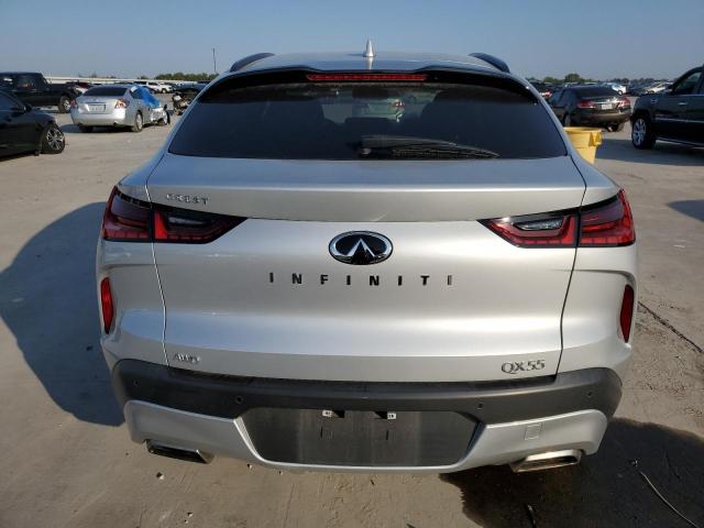 3PCAJ5K3XNF101822 - 2022 INFINITI QX55 ESSENTIAL SILVER photo 6