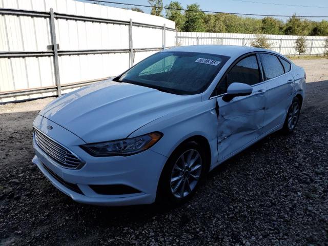 3FA6P0LU8HR386642 - 2017 FORD FUSION SE HYBRID WHITE photo 1