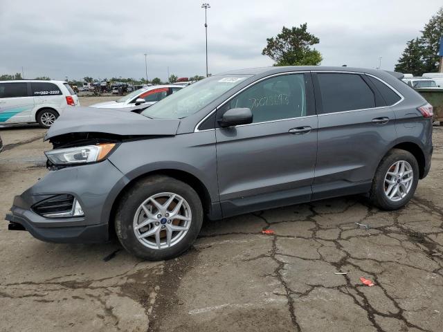 2FMPK4J93MBA66443 - 2021 FORD EDGE SEL GRAY photo 1