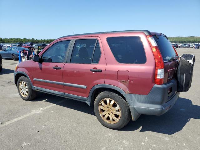 SHSRD78855U326800 - 2005 HONDA CR-V EX MAROON photo 2