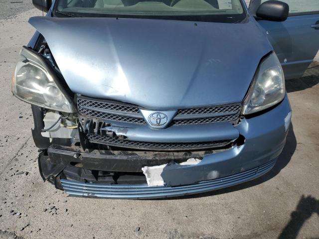 5TDZA23CX5S351962 - 2005 TOYOTA SIENNA CE BLUE photo 11