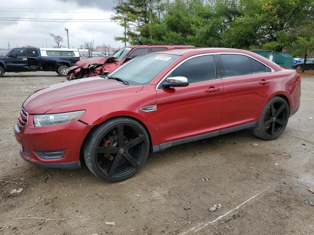 1FAHP2F82EG161834 - 2014 FORD TAURUS LIMITED RED photo 1