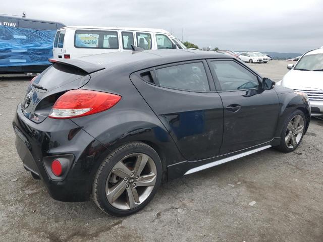 KMHTC6AE2DU125464 - 2013 HYUNDAI VELOSTER TURBO BLACK photo 3