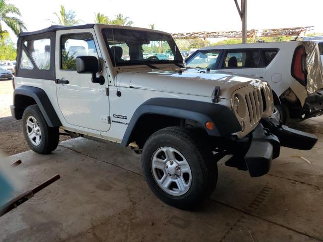 1C4AJWAG8FL613961 - 2015 JEEP WRANGLER SPORT WHITE photo 4