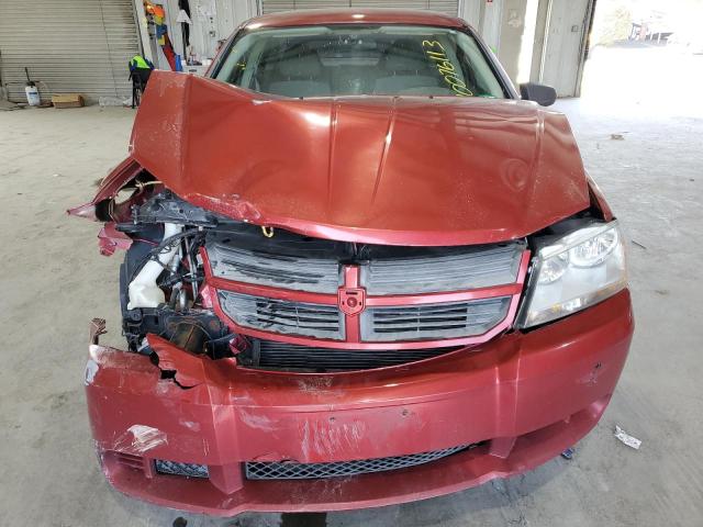 1B3LC46K68N684976 - 2008 DODGE AVENGER SE RED photo 5