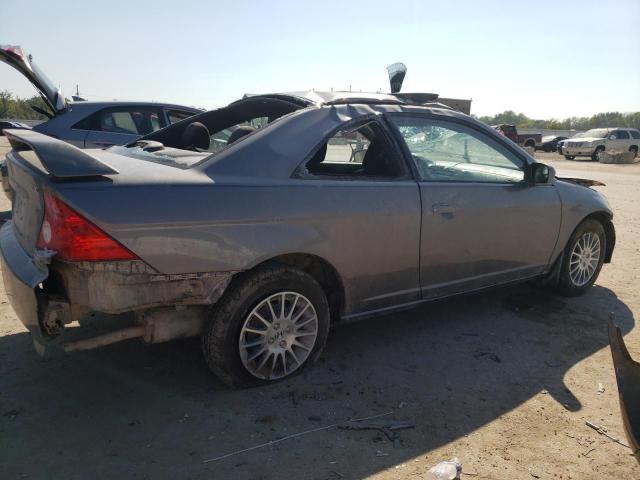 1HGEM22935L002169 - 2005 HONDA CIVIC EX GRAY photo 3