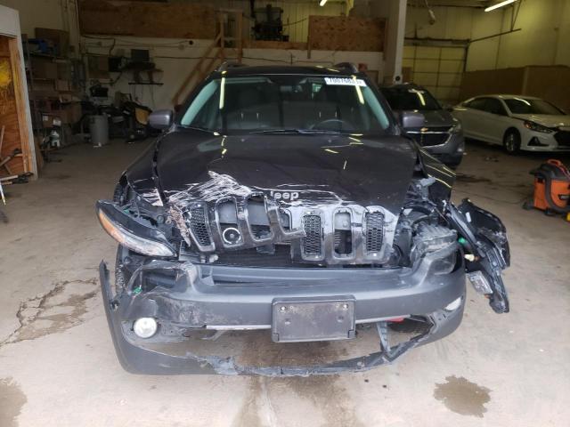 1C4PJMBSXEW211387 - 2014 JEEP CHEROKEE TRAILHAWK BLACK photo 5