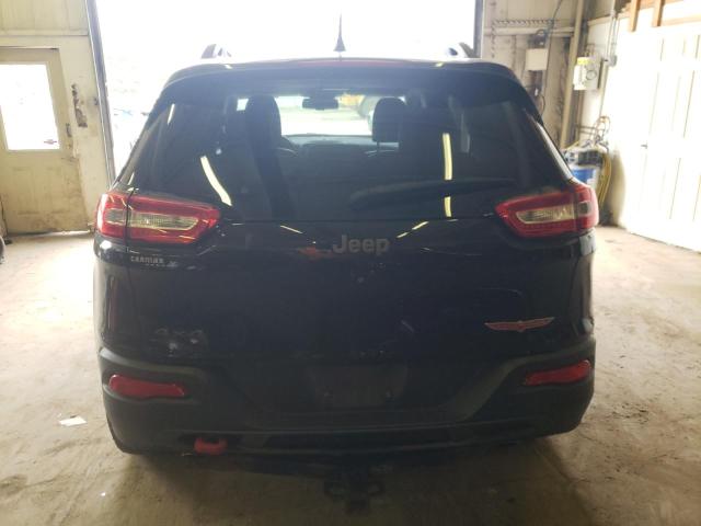 1C4PJMBSXEW211387 - 2014 JEEP CHEROKEE TRAILHAWK BLACK photo 6