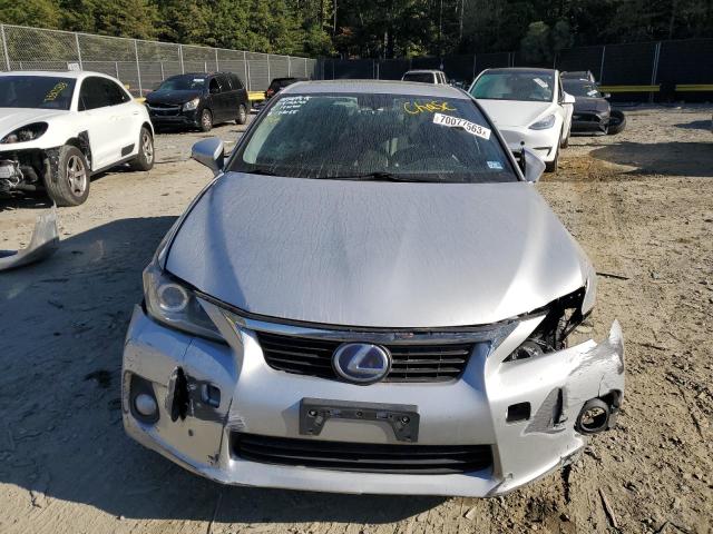 JTHKD5BH5D2134055 - 2013 LEXUS CT 200 SILVER photo 5