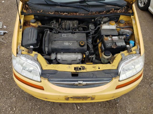 KL1TD66638B057476 - 2008 CHEVROLET AVEO BASE Sarı foto 11