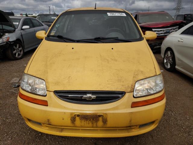 KL1TD66638B057476 - 2008 CHEVROLET AVEO BASE Sarı foto 5