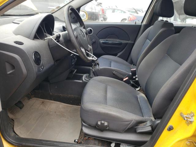 KL1TD66638B057476 - 2008 CHEVROLET AVEO BASE Sarı foto 7