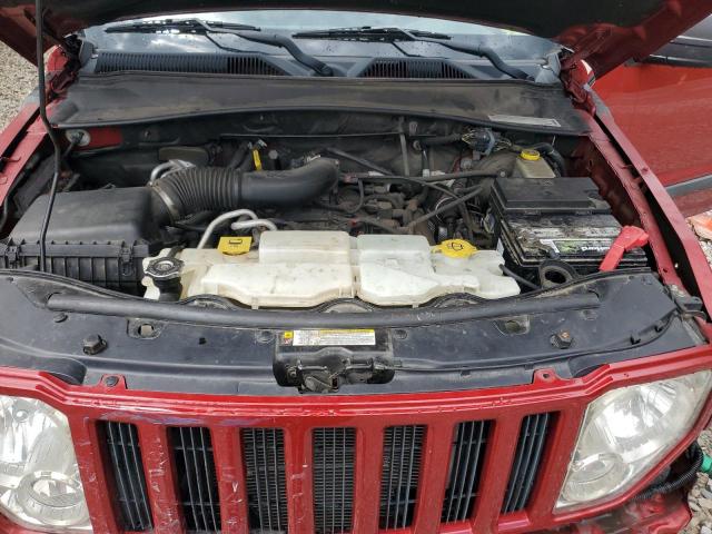 1J4PN2GK6AW113060 - 2010 JEEP LIBERTY SPORT RED photo 12