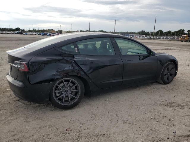 5YJ3E1EA9MF991390 - 2021 TESLA MODEL 3 黑色 照片 3