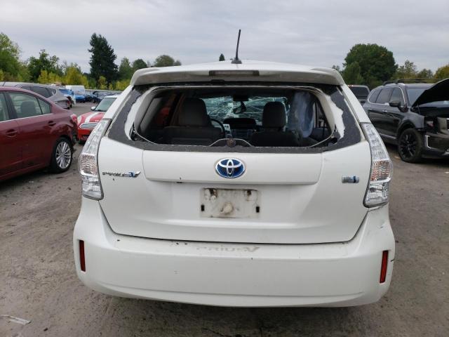 JTDZN3EU5D3277432 - 2013 TOYOTA PRIUS V WHITE photo 6