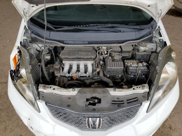 JHMGE8H29AS024791 - 2010 HONDA FIT WHITE photo 11