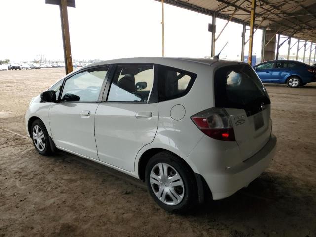 JHMGE8H29AS024791 - 2010 HONDA FIT WHITE photo 2