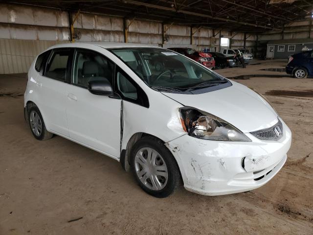 JHMGE8H29AS024791 - 2010 HONDA FIT WHITE photo 4