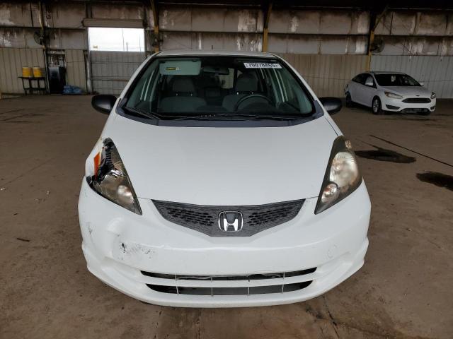 JHMGE8H29AS024791 - 2010 HONDA FIT WHITE photo 5