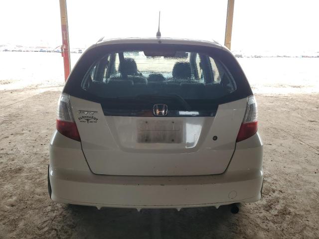 JHMGE8H29AS024791 - 2010 HONDA FIT WHITE photo 6