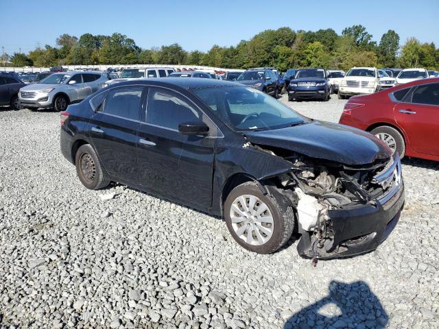 3N1AB7AP5FY333833 - 2015 NISSAN SENTRA S BLACK photo 4