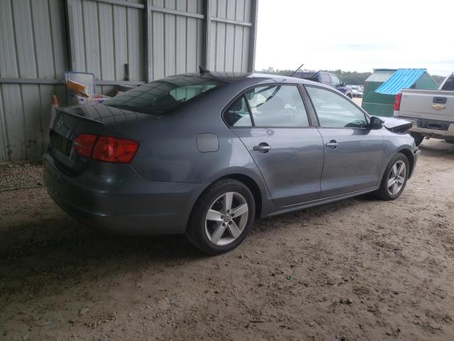 3VWLL7AJ4CM423831 - 2012 VOLKSWAGEN JETTA TDI GRAY photo 3