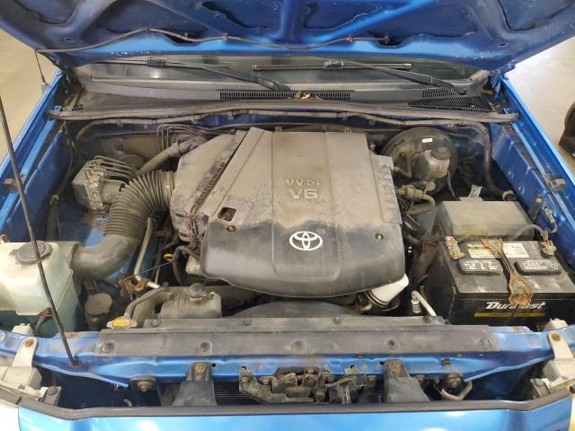 3TMLU4EN6AM049294 - 2010 TOYOTA TACOMA DOUBLE CAB BLUE photo 11