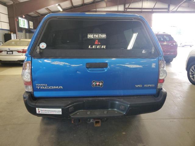 3TMLU4EN6AM049294 - 2010 TOYOTA TACOMA DOUBLE CAB BLUE photo 6