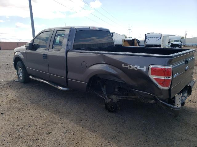 1FTEX1EM6BKD03861 - 2011 FORD F150 SUPER CAB GRAY photo 2