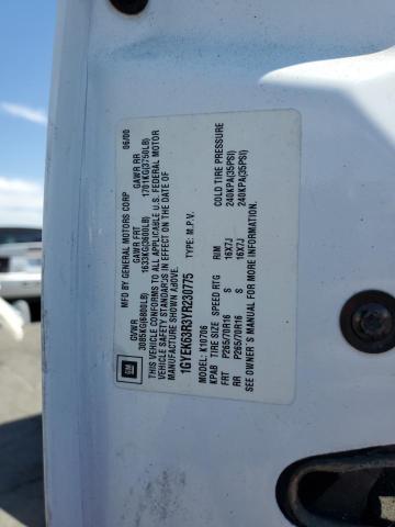 1GYEK63R3YR230775 - 2000 CADILLAC ESCALADE LUXURY Weiß Foto 13