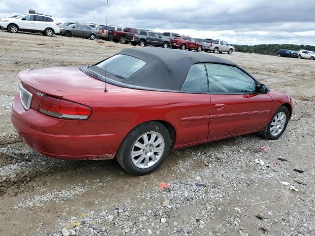 1C3EL75RX4N304334 - 2004 CHRYSLER SEBRING GTC RED photo 3