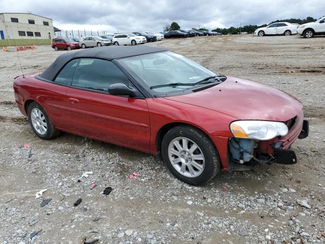 1C3EL75RX4N304334 - 2004 CHRYSLER SEBRING GTC RED photo 4