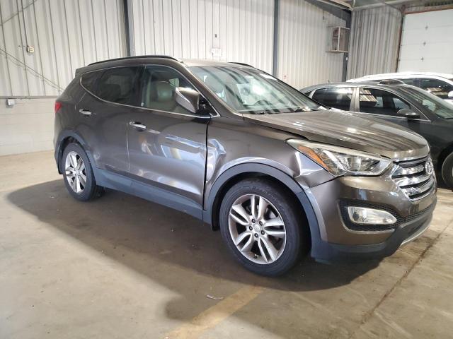 5XYZUDLA8DG114559 - 2013 HYUNDAI SANTA FE S GRAY photo 4