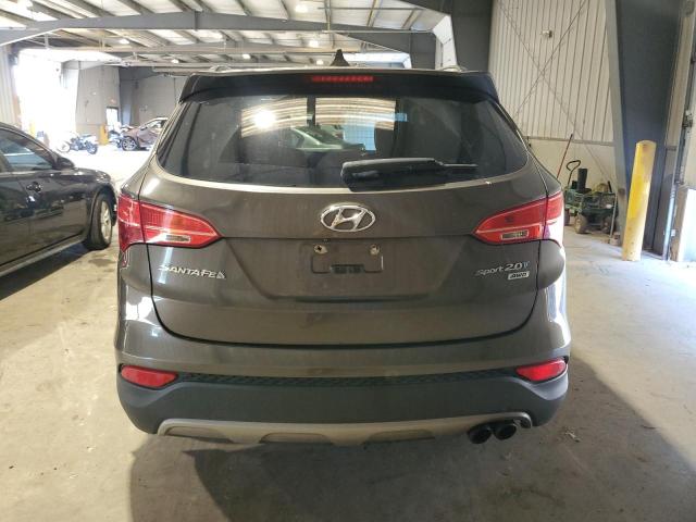 5XYZUDLA8DG114559 - 2013 HYUNDAI SANTA FE S GRAY photo 6