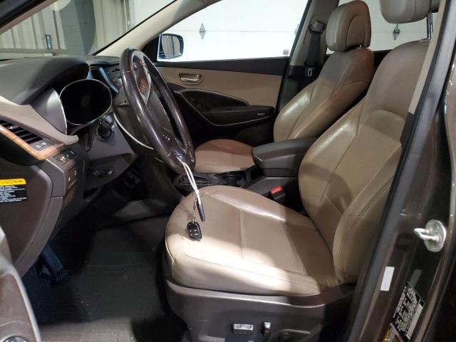5XYZUDLA8DG114559 - 2013 HYUNDAI SANTA FE S GRAY photo 7