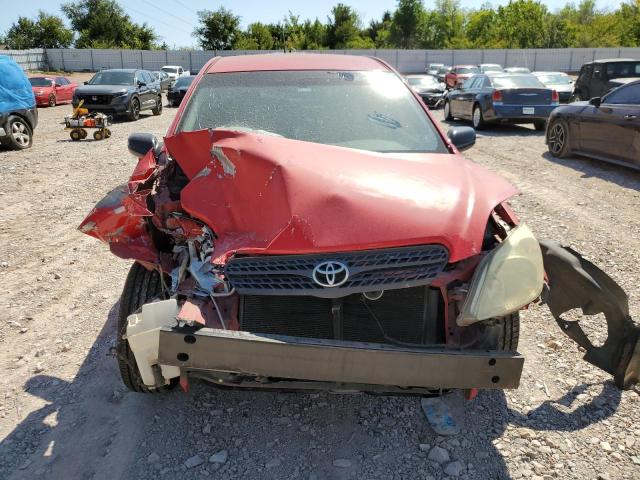 2T1KR30E67C625255 - 2007 TOYOTA COROLLA MA XR RED photo 5