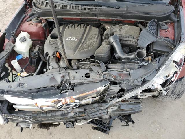 5NPEC4AC9CH392416 - 2012 HYUNDAI SONATA SE RED photo 11