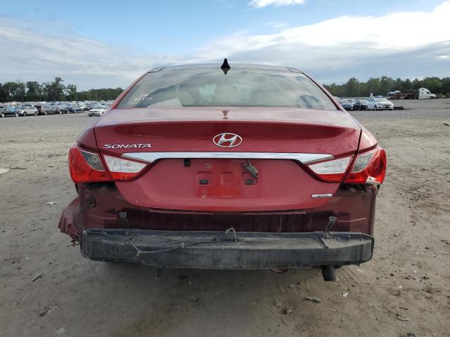 5NPEC4AC9CH392416 - 2012 HYUNDAI SONATA SE RED photo 6