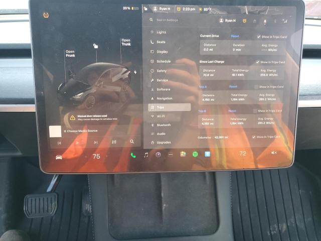 7SAYGDEE4PF865241 - 2023 TESLA MODEL Y Negro foto 9