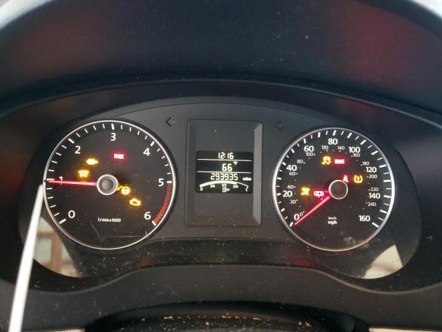 3VW3L7AJXCM395419 - 2012 VOLKSWAGEN JETTA TDI BLACK photo 9