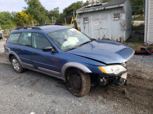 4S4BP60C686345653 - 2008 SUBARU OUTBACK BLUE photo 4